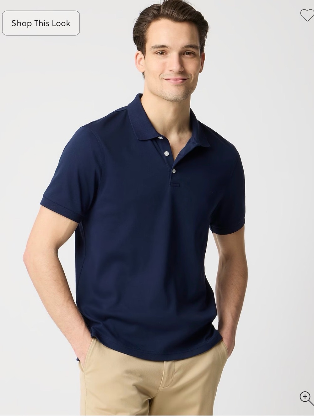 St. John's Bay Navy Blue Men's Polo Shirt